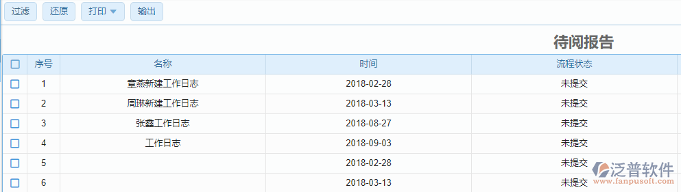 泛普OA辦公系統(tǒng)計劃管理