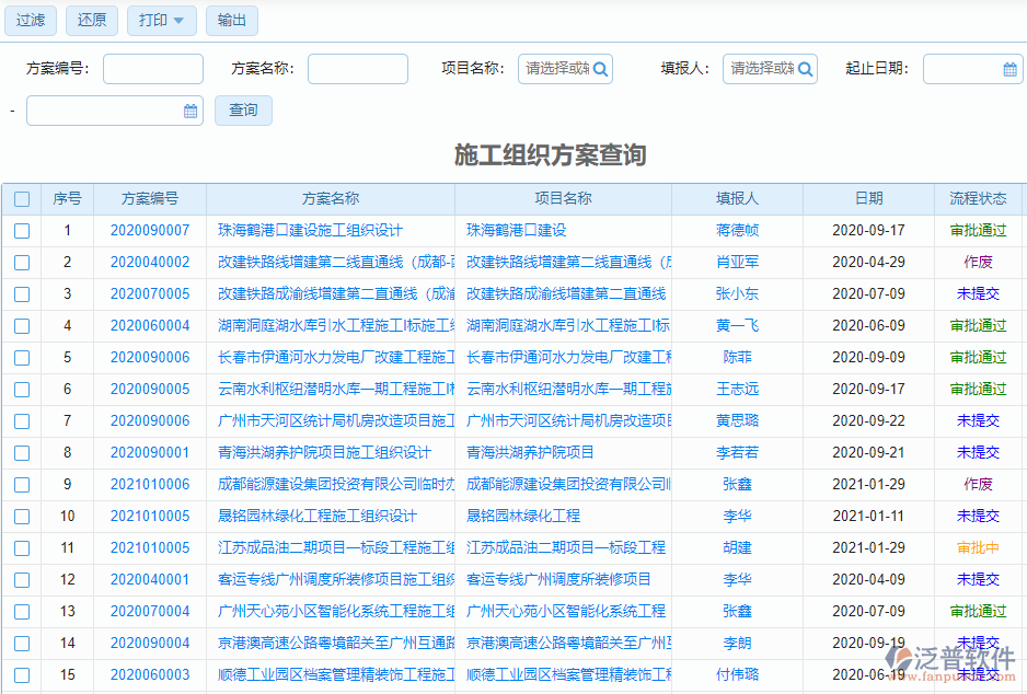 天然氣項(xiàng)目施工過程管理系統(tǒng)