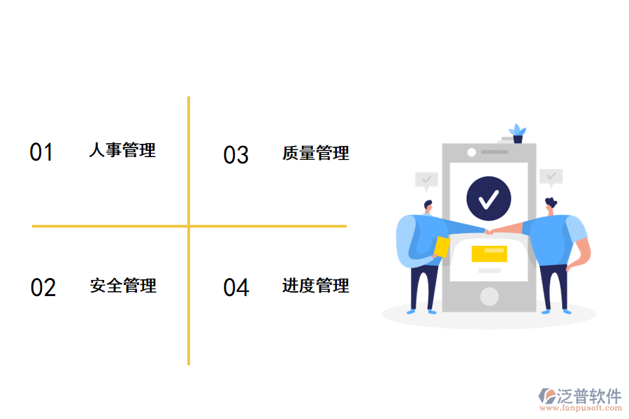 泛普軟件施工管理機構組織系統(tǒng)的作用
