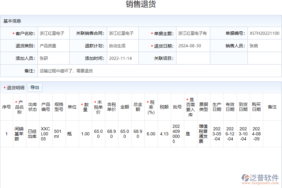 銷售退貨管理系統(tǒng)的優(yōu)勢有哪些