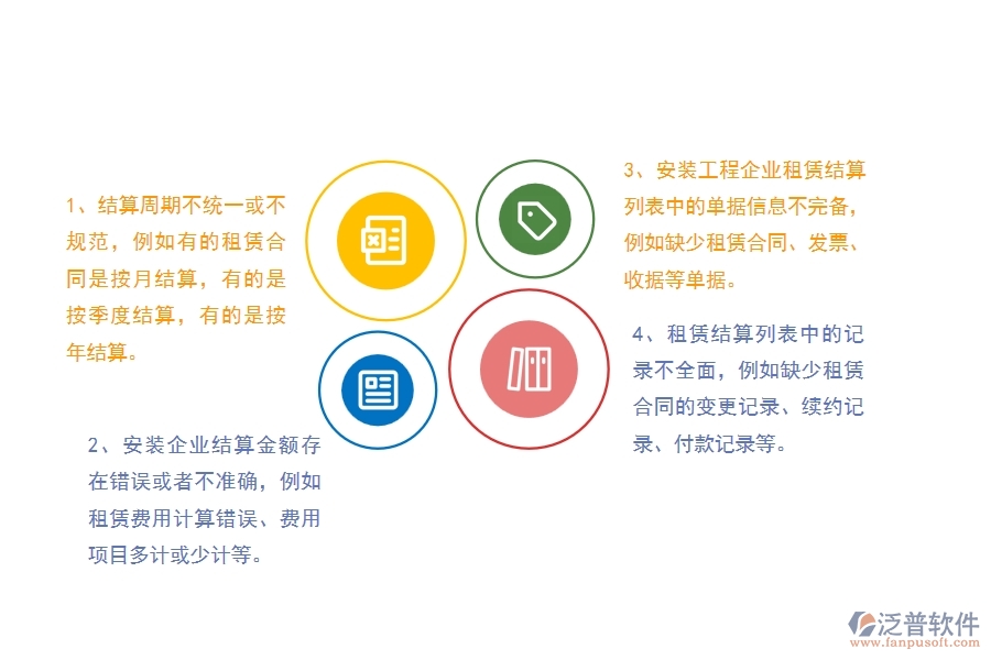 在安裝工程企業(yè)中租賃結(jié)算列表常見(jiàn)的問(wèn)題