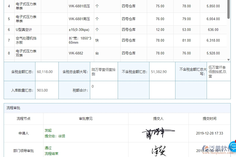四、泛普軟件-幕墻工程系統(tǒng)中材料入庫明細查詢管理的競爭優(yōu)勢