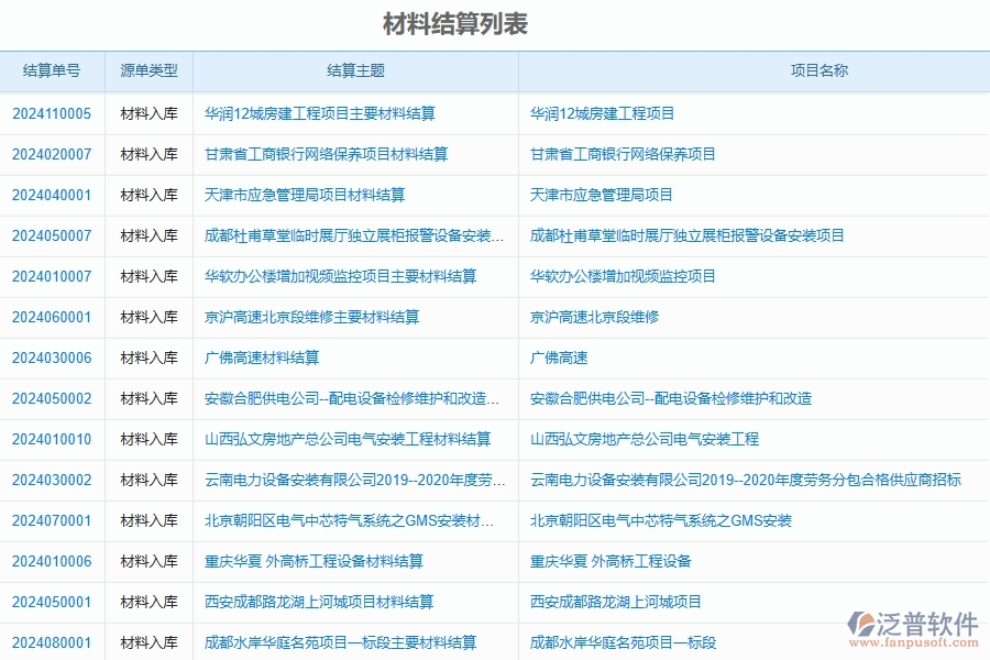 四、泛普軟件-公路工程企業(yè)材料結(jié)算明細(xì)查詢(xún)的框架設(shè)計(jì)思路