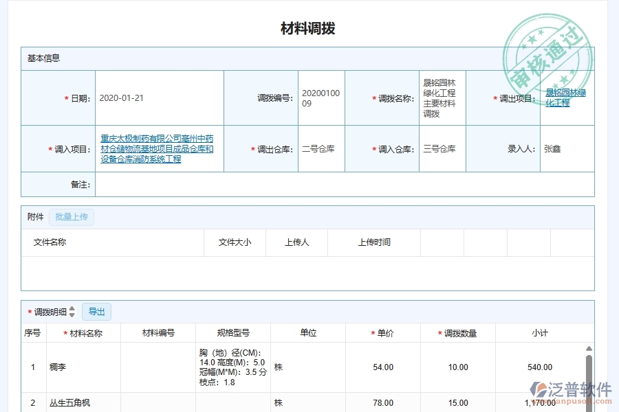 項目材料內部設備調配管理對于園林工程企業(yè)經營有哪些價值