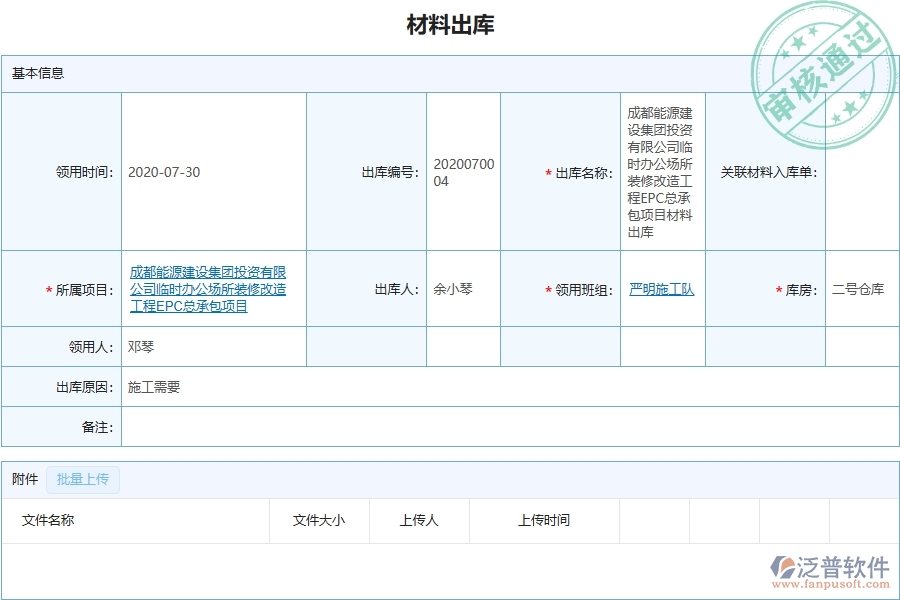 三、泛普軟件-機(jī)電工程企業(yè)管理系統(tǒng)中材料出庫的優(yōu)點(diǎn)與缺點(diǎn)