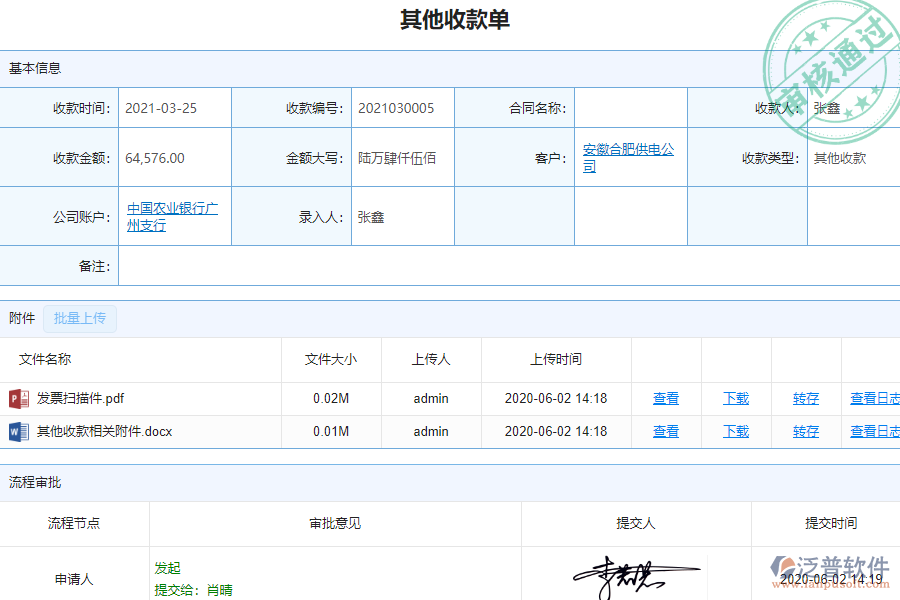 泛普軟件-市政工程企業(yè)管理系統(tǒng)中其他付款單查詢的價值