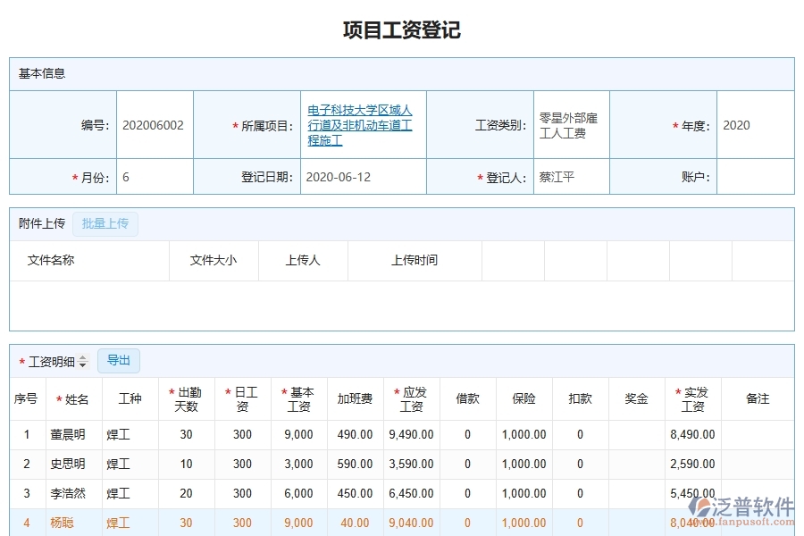 泛普軟件-市政工程企業(yè)管理系統(tǒng)如何有效提升企業(yè)中的勞務(wù)人工費