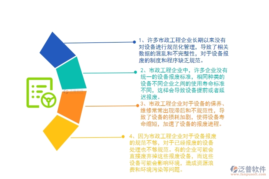 多數(shù)市政工程企業(yè)在設(shè)備報廢中存在的問題