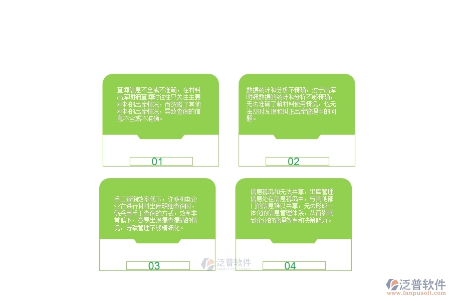　一、國(guó)內(nèi)80%的機(jī)電企業(yè)在材料出庫(kù)明細(xì)查詢(xún)中普遍存在的問(wèn)題