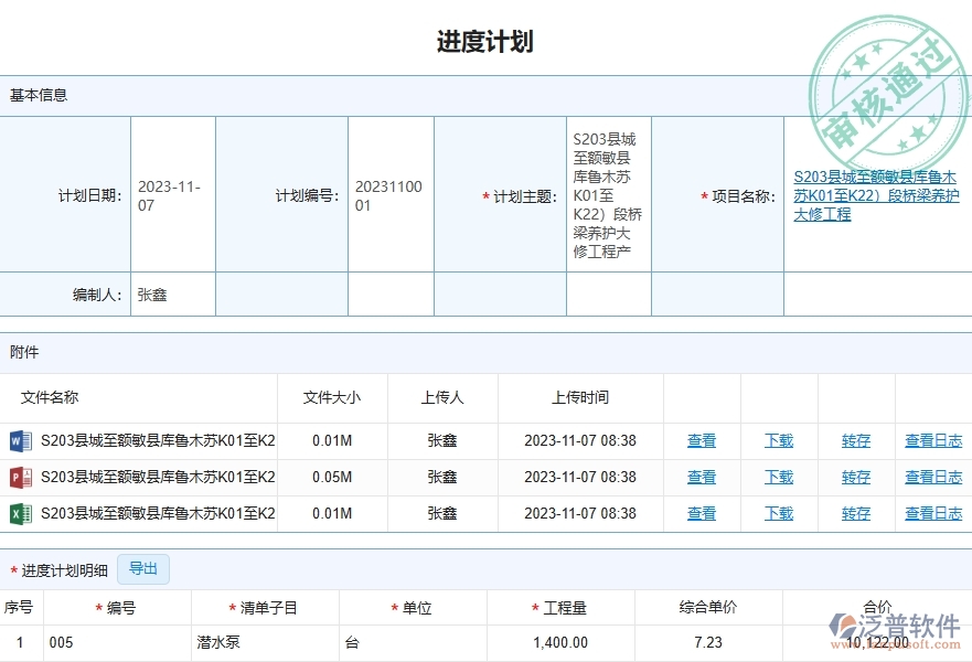 三、路橋工程企業(yè)使用泛普軟件-工程產(chǎn)值進(jìn)度計(jì)劃管理軟件的好處是什么