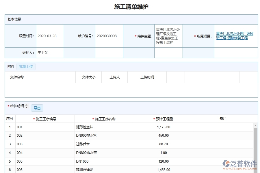 泛普軟件-市政工程管理系統(tǒng)在施工圖預(yù)算清單管理中的應(yīng)用場景