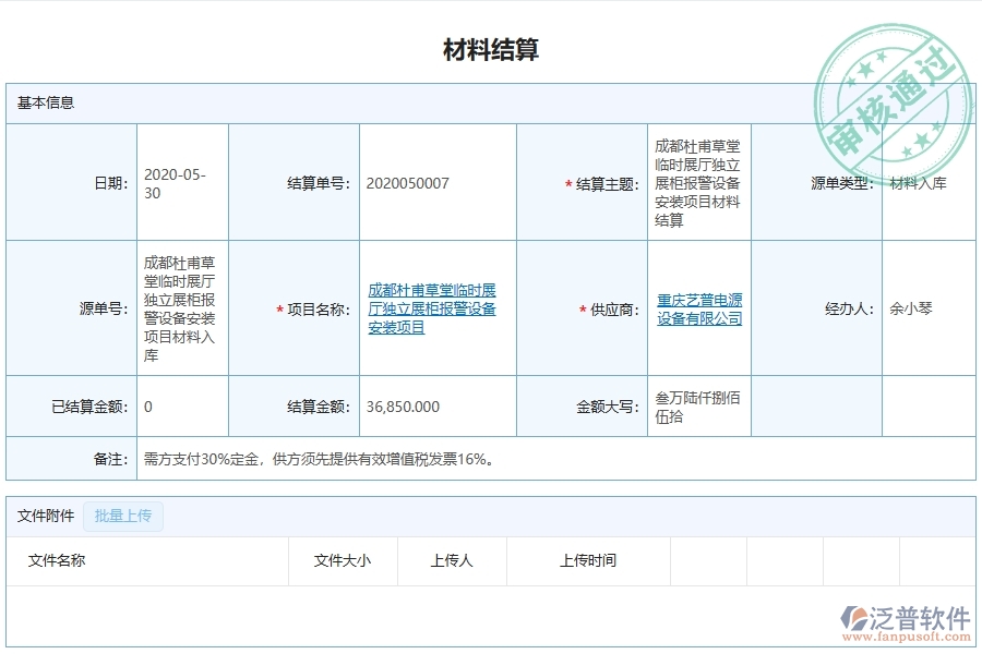 泛普軟件-弱電工程企業(yè)管理系統(tǒng)的項(xiàng)目利潤表為工程企業(yè)帶來六大管理革新