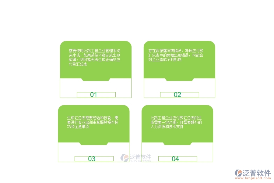一、公路工程企業(yè)應付款匯總表的不足之處