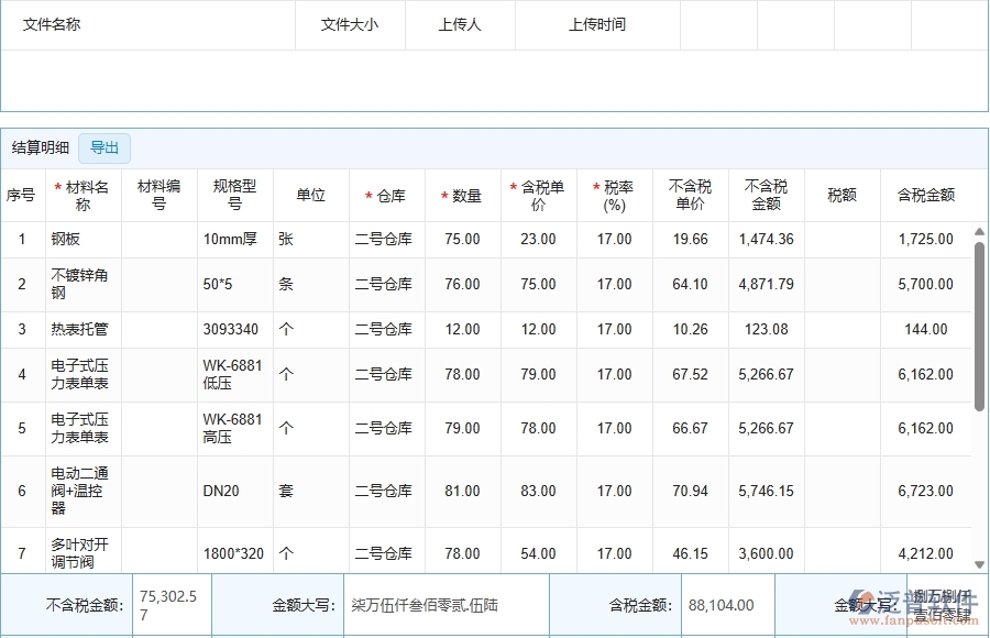 三、泛普軟件-機(jī)電工程管理系統(tǒng)在材料結(jié)算中的應(yīng)用場景