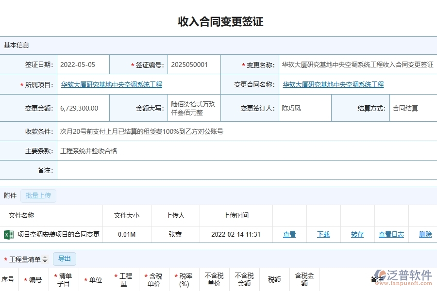 收入合同變更簽證明細(xì)查詢對機電工程企業(yè)數(shù)字化轉(zhuǎn)型有什么價值