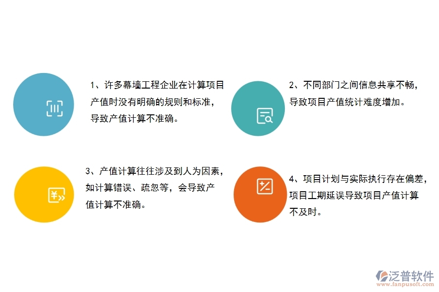 在幕墻工程企業(yè)管理中項(xiàng)目產(chǎn)值方面存在的問(wèn)題