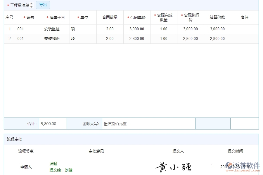 四、泛普軟件-安防工程管理系統(tǒng)中完工結(jié)算管理的應(yīng)用場景