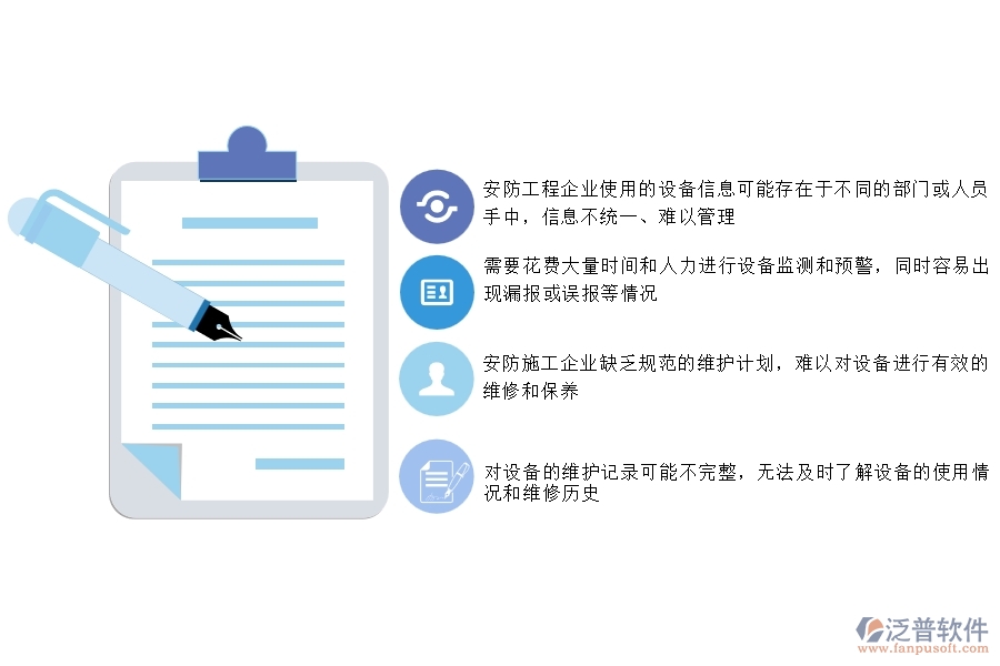 一、沒(méi)有使用系統(tǒng)之前，安防工程企業(yè)在設(shè)備報(bào)表的時(shí)會(huì)遇到哪些問(wèn)題