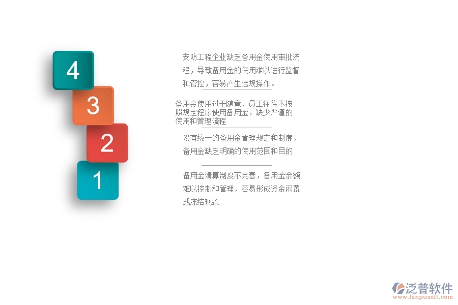 一、安防工程企業(yè)在備用金管理中存在的問(wèn)題