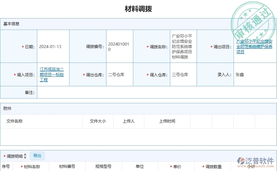 四、泛普軟件-安防工程企業(yè)材料調(diào)撥的技術(shù)優(yōu)勢