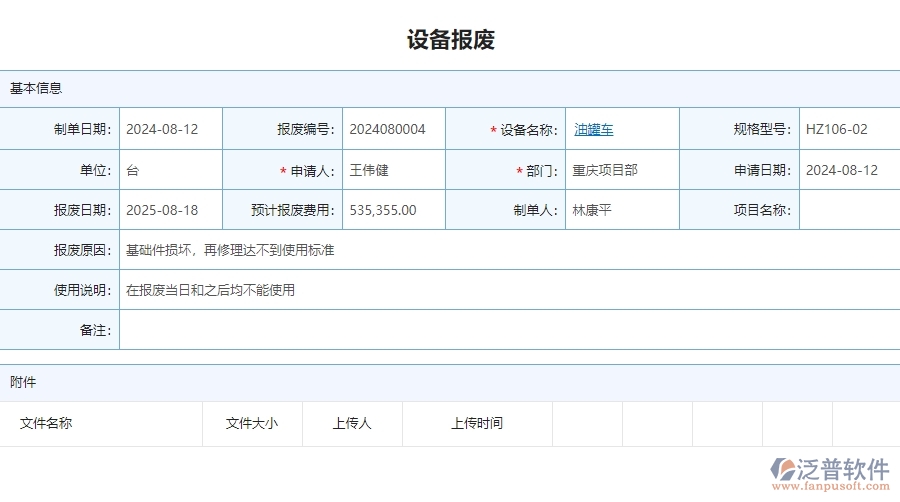 三、泛普軟件-安防工程企業(yè)管理系統(tǒng)中設(shè)備報廢的優(yōu)點(diǎn)與缺點(diǎn)