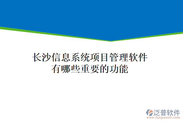 長沙信息系統(tǒng)項(xiàng)目管理軟件有哪些重要的功能