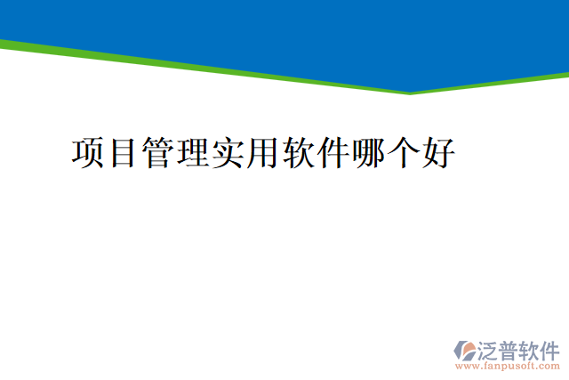 項(xiàng)目管理實(shí)用軟件哪個好