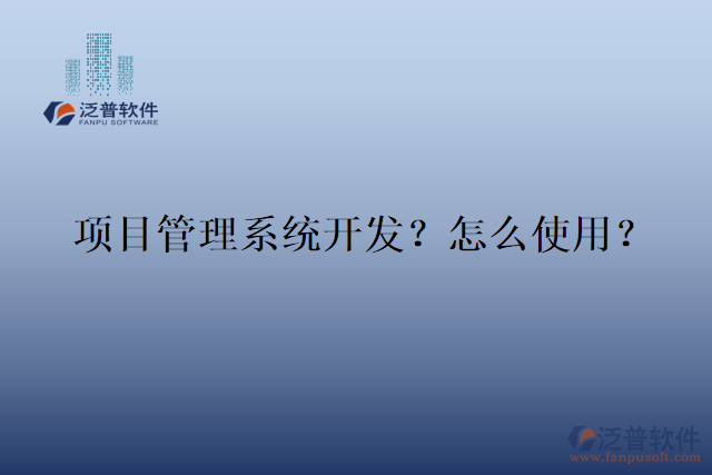 項目管理系統(tǒng)開發(fā)？怎么使用？