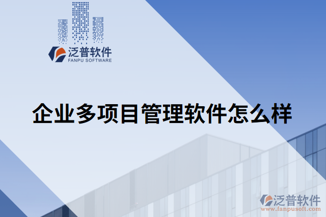 企業(yè)多項(xiàng)目管理軟件怎么樣