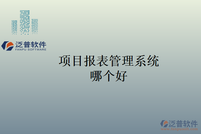 項目報表管理系統(tǒng)哪個好