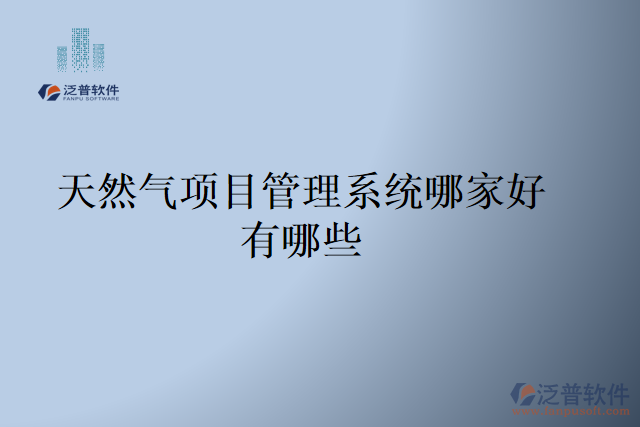 天然氣項(xiàng)目管理系統(tǒng)哪家好？有哪些