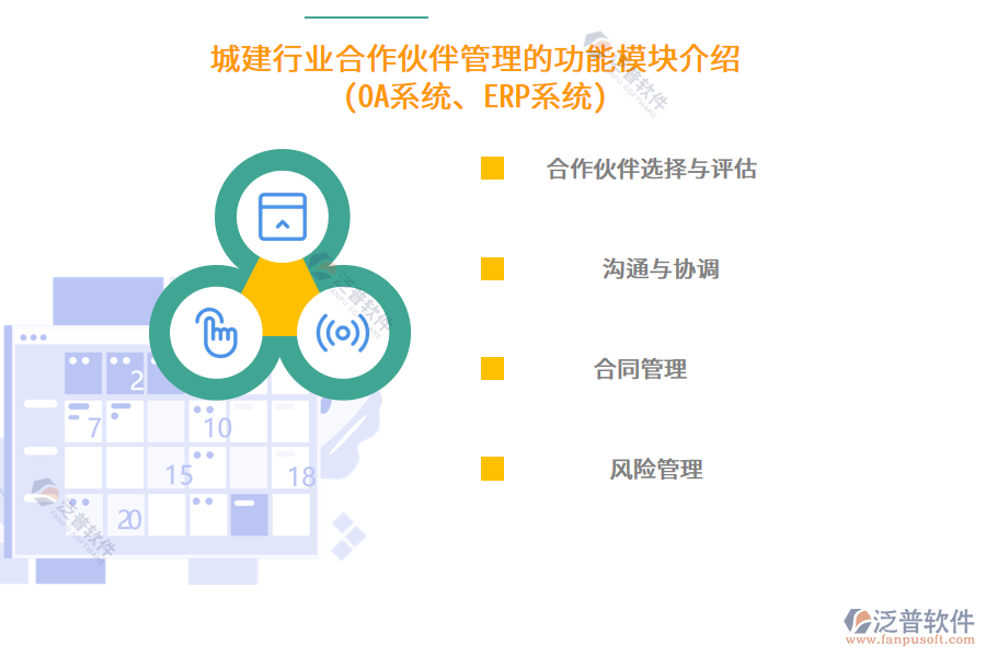 城建行業(yè)合作伙伴管理的功能模塊介紹(OA系統(tǒng)、ERP系統(tǒng))