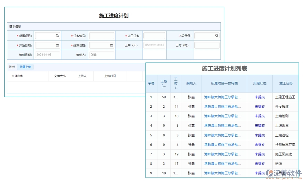 泛普工程項目數(shù)字化管理系統(tǒng)：全面掌控項目管理、進度、質(zhì)量與成本