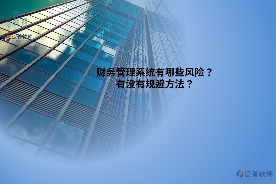 財(cái)務(wù)管理系統(tǒng)有哪些風(fēng)險(xiǎn)？ 有沒有規(guī)避方法？