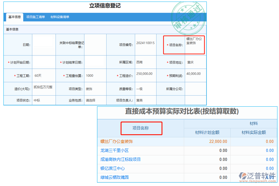 項(xiàng)目名稱