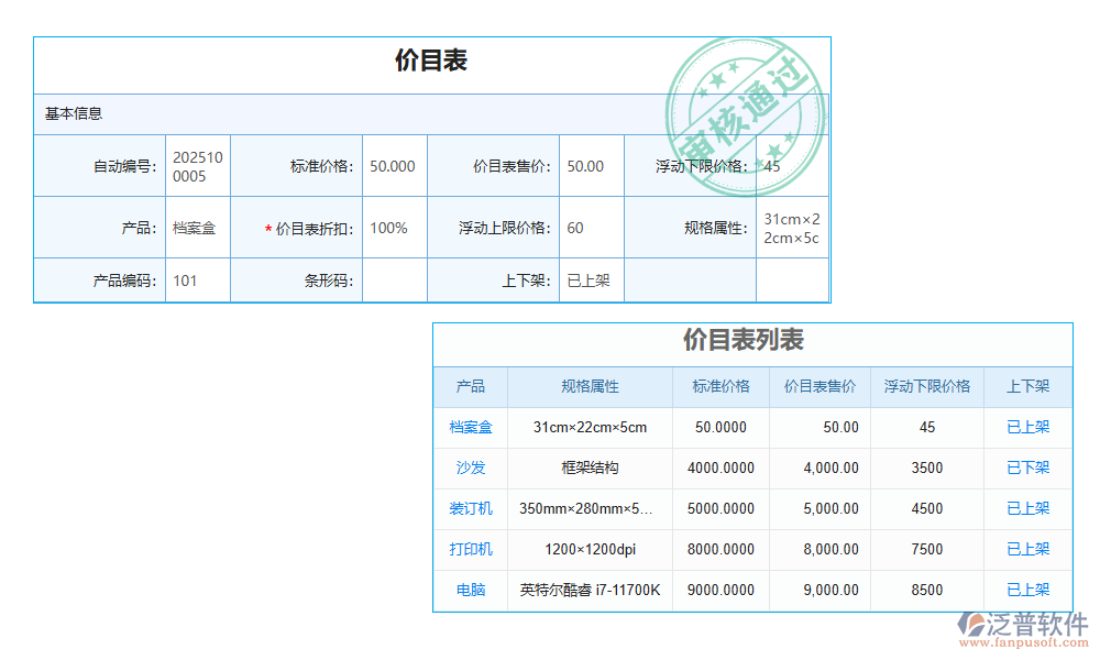 詢價管理