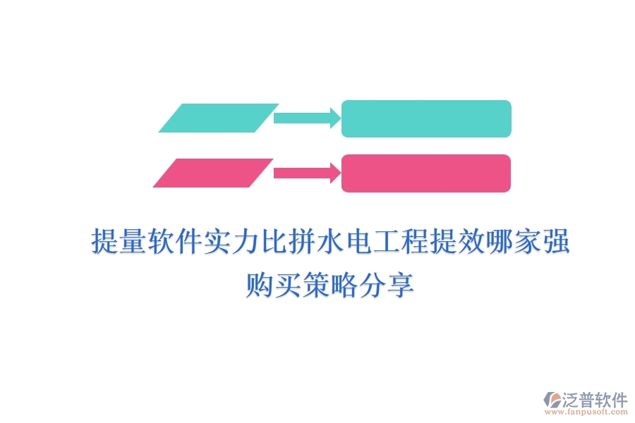 提量軟件實力比拼，水電工程提效哪家強？購買策略分享