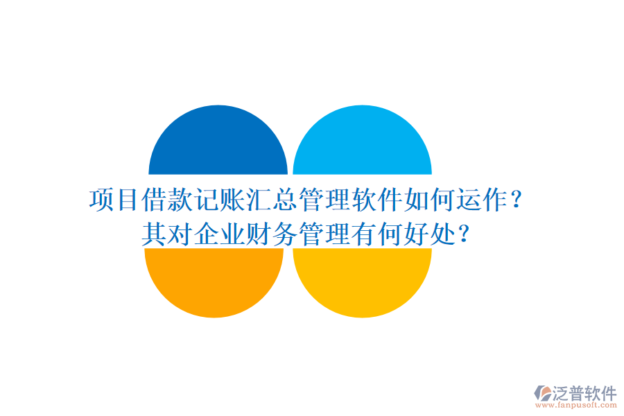 項(xiàng)目借款記賬匯總管理軟件如何運(yùn)作？其對企業(yè)財(cái)務(wù)管理有何好處？