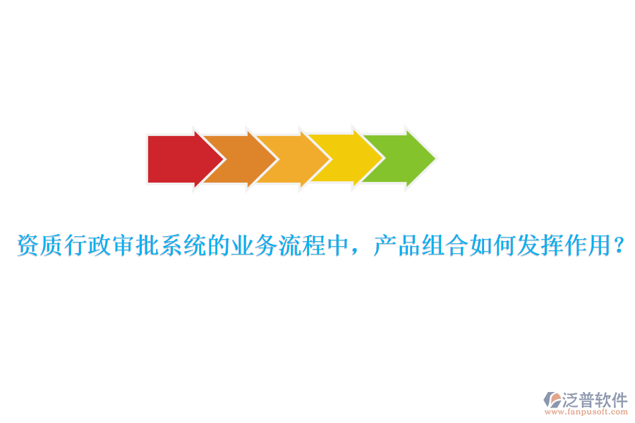 資質行政審批系統(tǒng)的業(yè)務流程中，產品組合如何發(fā)揮作用？