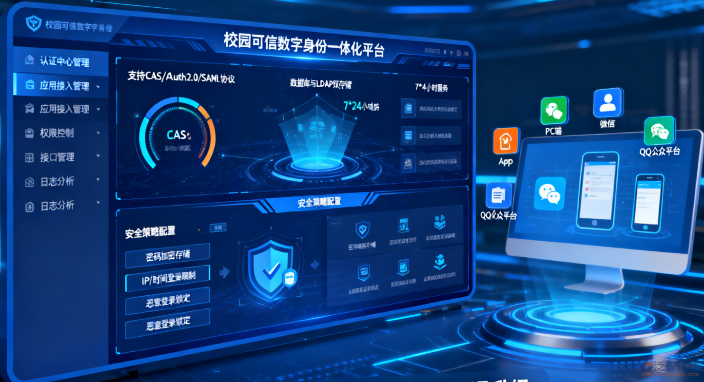 校園一體化平臺身份與授權(quán)一體化管理平臺