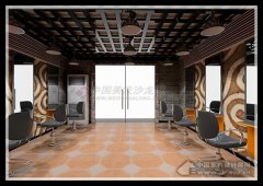 發(fā)廊圖片 發(fā)廊內部裝修設計1